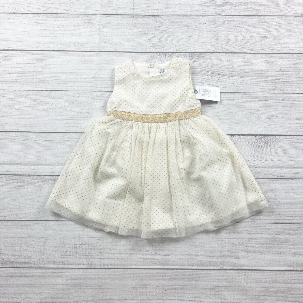 Carter’s Just One You Girls Special Occasion Dress Ivory NWT 12-18 Months